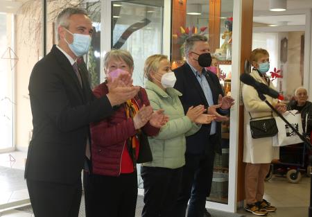 MINISTER JANEZ CIGLER KRALJ NA DELOVNEM OBISKU DEOS 26 FOTO LJUBO VUKELIČ